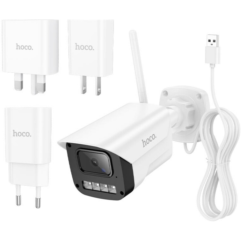 IP-камера Hoco D4 Outdoor Camera White (6942007635585)