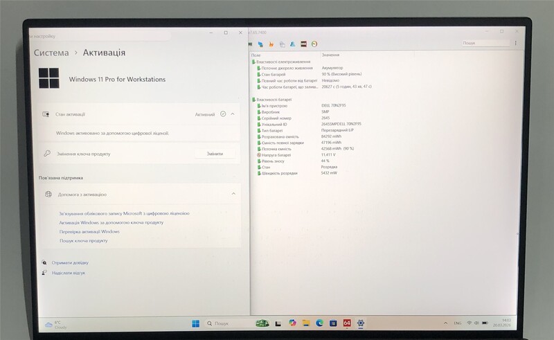 Ноутбук Dell Precision 5550 / 15.6" FullHD IPS / Xeon W-10855M / 32GB / 512GB SSD / nVidia Quadro T2000, 4GB / Win11Pro / Backlight / сканер відбитка - Б/в