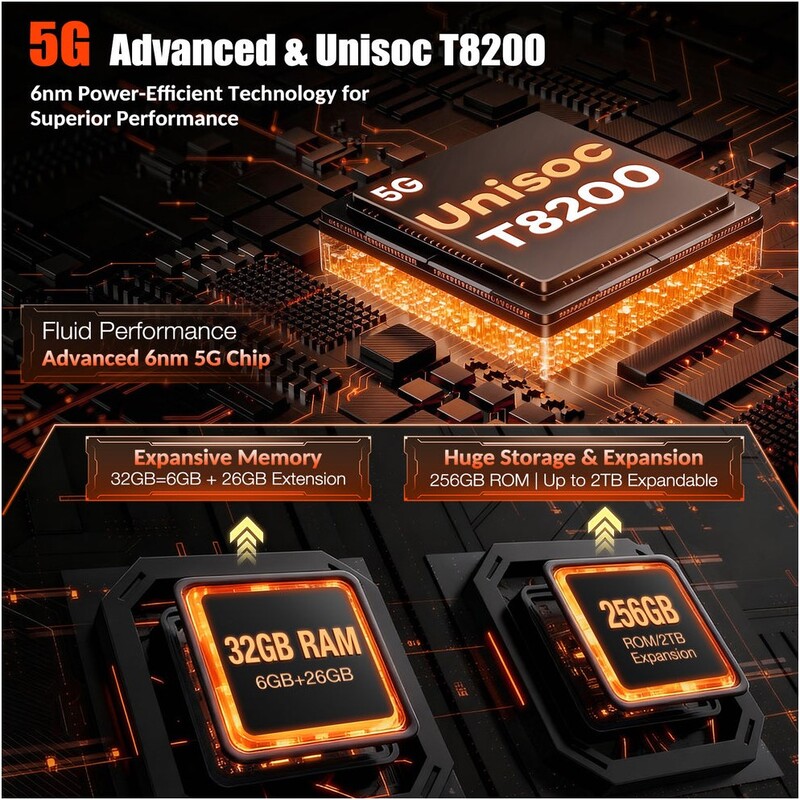Планшет Orcatab WT1 Pro 6/256GB Orange