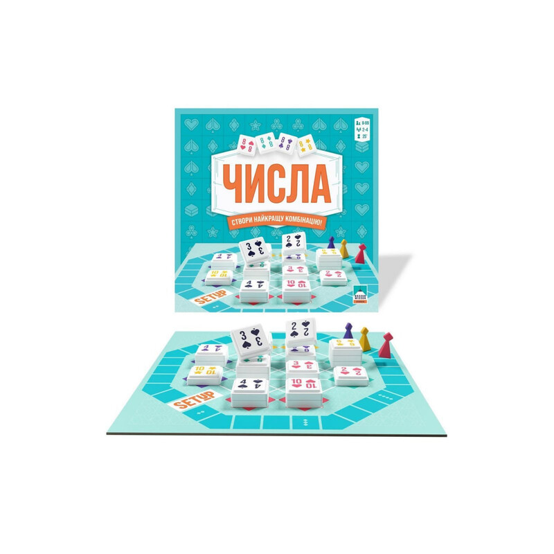 Настільна гра Asmodee Числа (BZZSET0101UA)