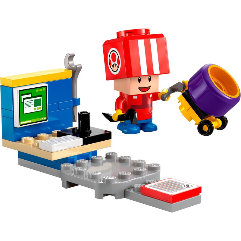 Конструктор LEGO Super Mario Mario Kart – Toad (Pit Crew) (30702)