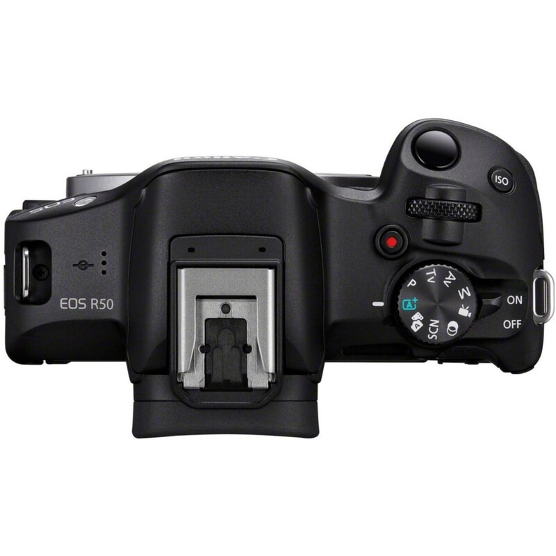 Цифрова фотокамера Canon EOS R50 + RF-S 18-45 IS STM Black Creator Kit (5811C036)