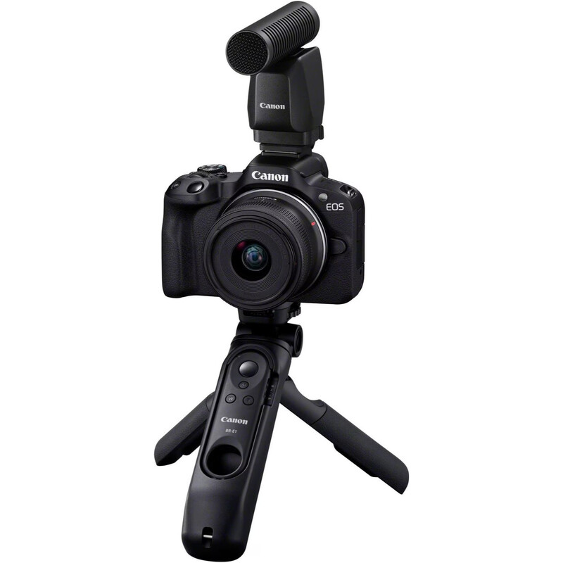 Цифрова фотокамера Canon EOS R50 + RF-S 18-45 IS STM Black Creator Kit (5811C036)