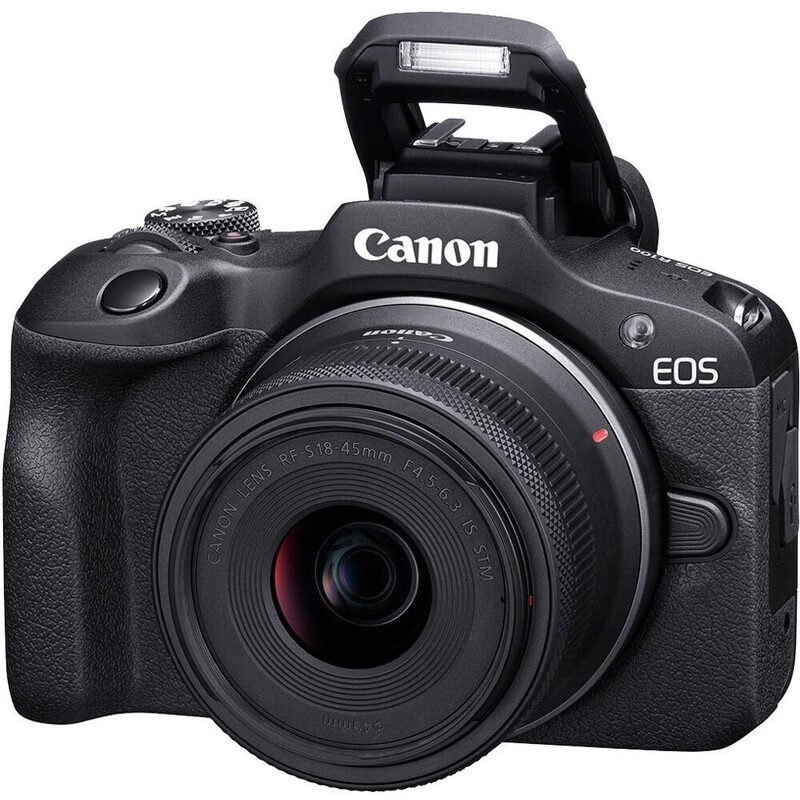 Цифрова фотокамера Canon EOS R100 + 18-45 IS STM Travel Kit (6052C074)