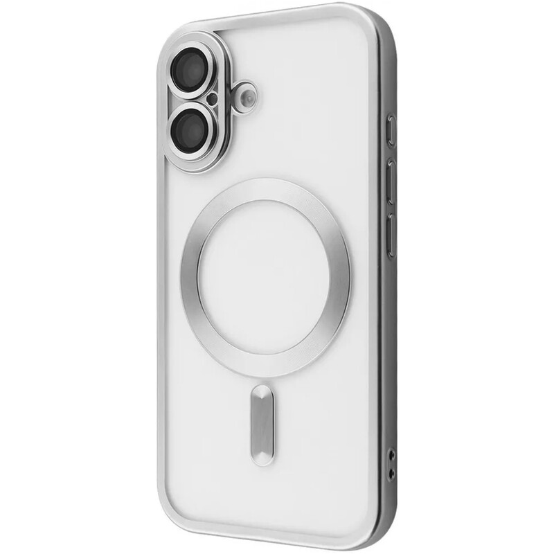 Чохол-накладка PRC Metal Matte Case with Magnetic Ring для iPhone 17 White Titanium