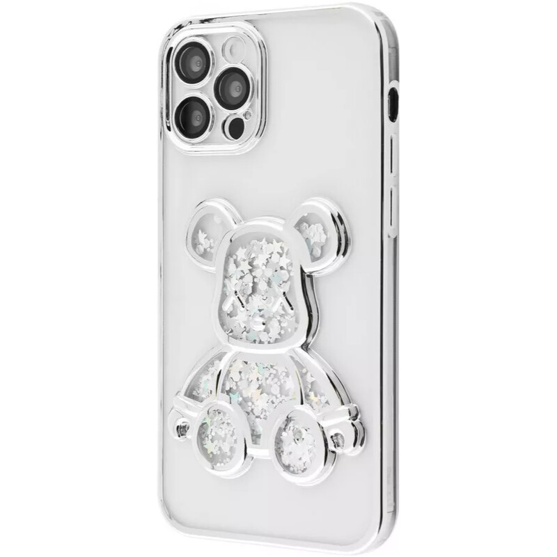Чохол-накладка PRC Shining Bear Case iPhone 12 Pro Siver