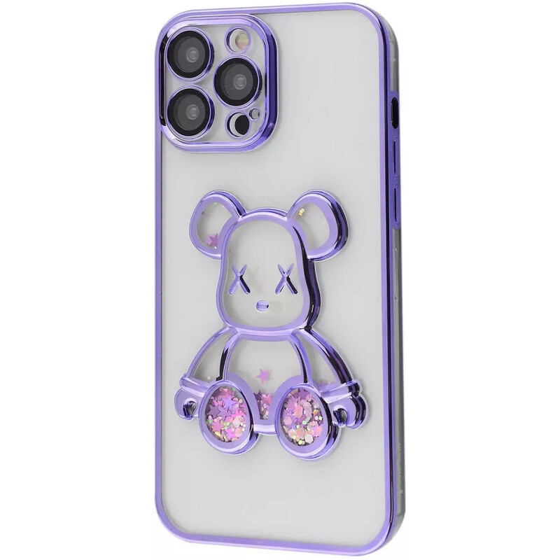 Чохол-накладка PRC Shining Bear Case iPhone 13 Pro Max Dark Purple