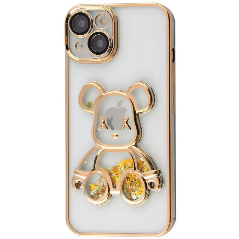 Чохол-накладка PRC Shining Bear Case iPhone 14 Gold