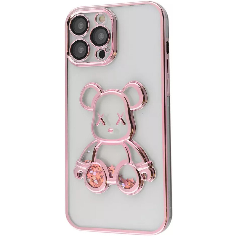 Чохол-накладка PRC Shining Bear Case iPhone 14 Pro Max Rose Gold