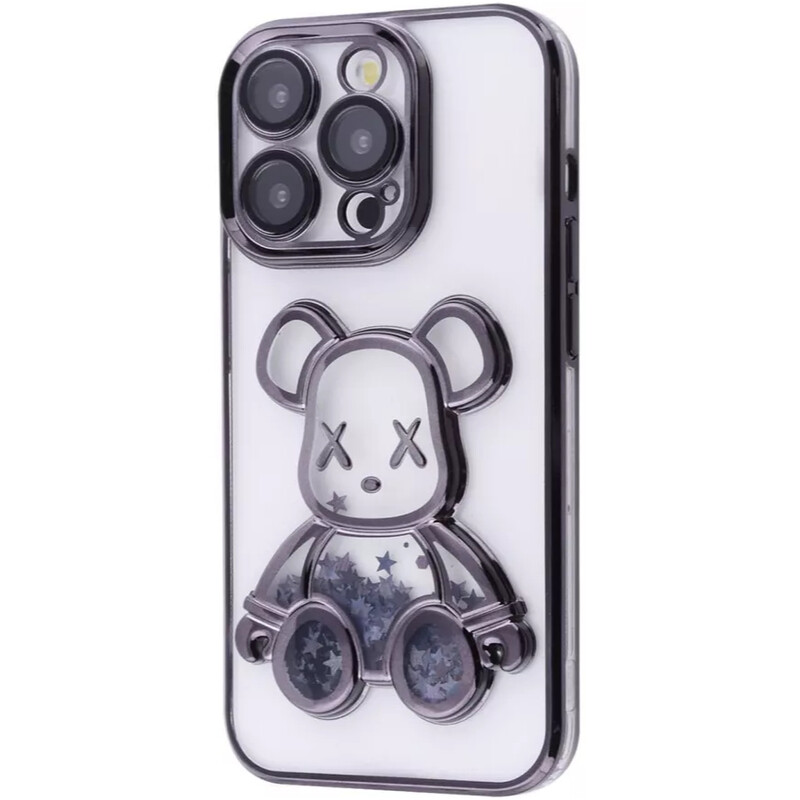 Чохол-накладка PRC Shining Bear Case iPhone 15 Pro Black