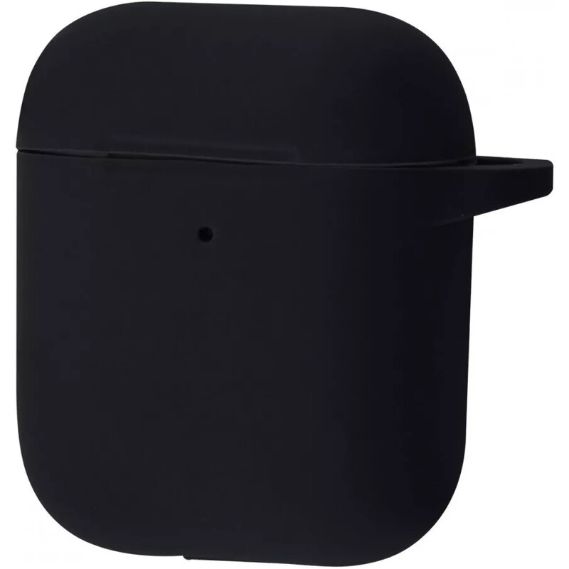 Чохол PRC Silicone Case New для Apple AirPods 1/2 Black