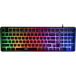 Клавiатура AOC GK116B LED USB UA Black (GK116B/97)