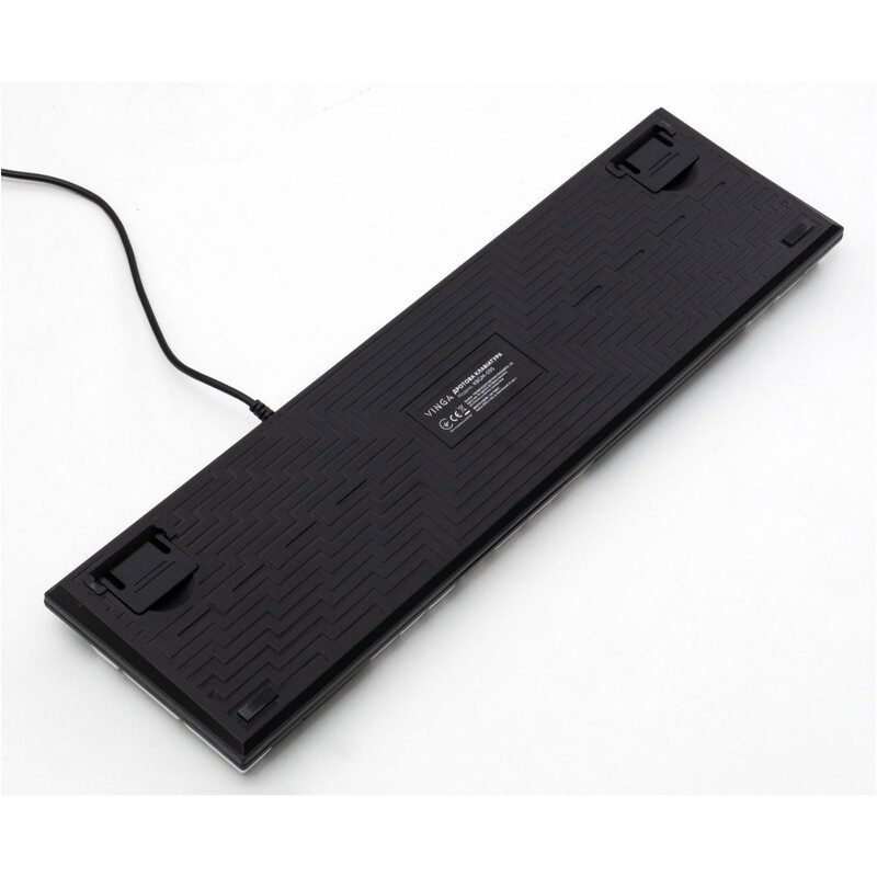 Клавiатура Vinga KBGM-095Y White/Black