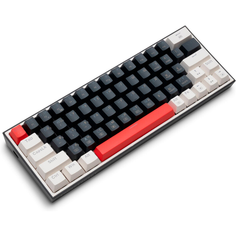 Клавiатура Thunderobot K63 RGB Red Switch USB UA Black