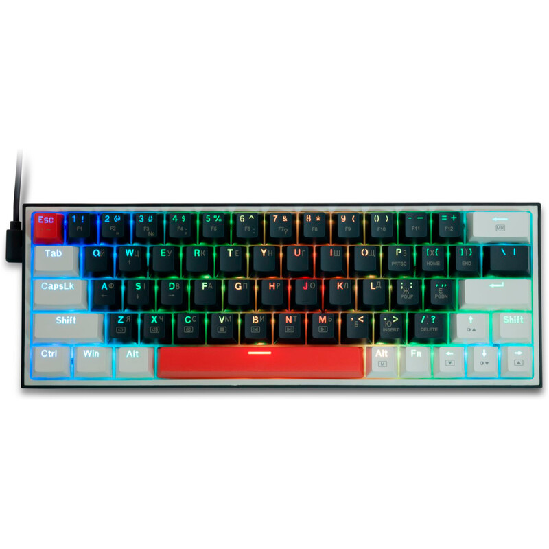 Клавiатура Thunderobot K63 RGB Red Switch USB UA Black
