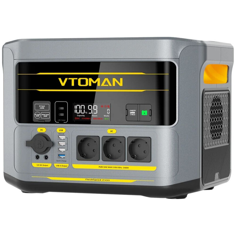 Зарядна станція Vtoman FlashSpeed 2400 1408Wh, 2400W
