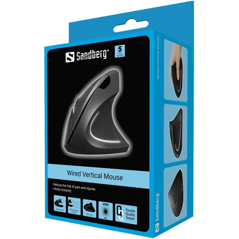 Мышь Sandberg Vertical Mouse Pro Black (630-14)