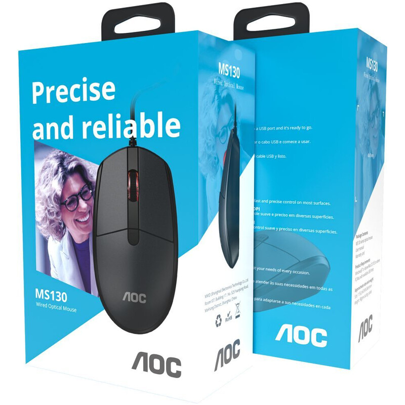 Миша AOC MS130B Black
