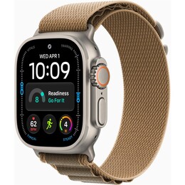 Смарт-годинник Apple Watch Ultra 4 GPS + Cellular 49mm Natural Titanium Case with Desert Alpine Loop - Large (MJAG4QI/A)