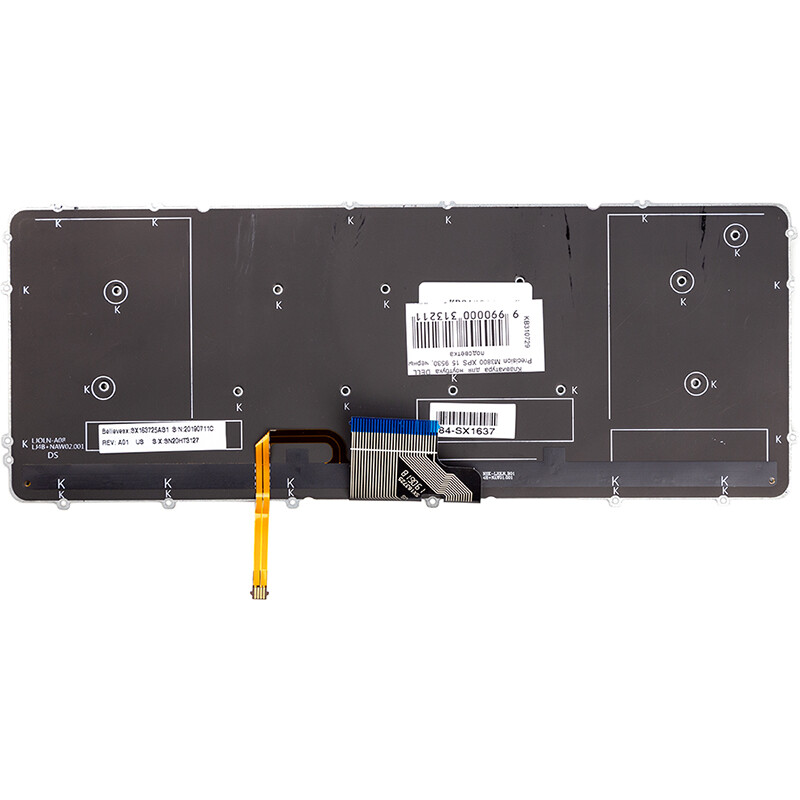 Клавіатура PowerPlant для ноутбука Dell Precision M3800 XPS 15 9530 чорний, підсвічування (KB310729)