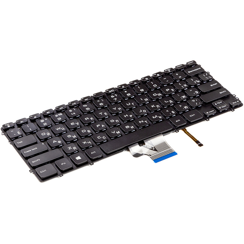 Клавіатура PowerPlant для ноутбука Dell Precision M3800 XPS 15 9530 чорний, підсвічування (KB310729)