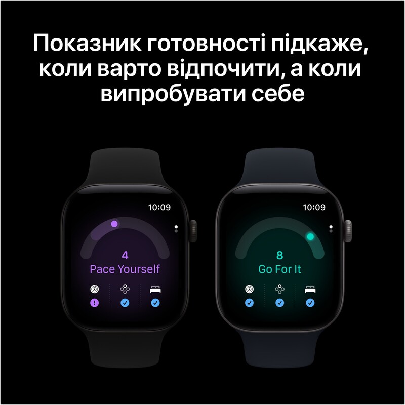 Смарт-годинник Apple Watch Series 12 GPS 46mm Space Grey Aluminium Case with Navy Blue Sport Band - S/M (MJEH4RK/A)