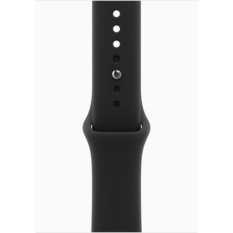 Смарт-годинник Apple Watch Series 12 GPS 46mm Black Aluminium Case with Black Sport Band - S/M (MJEK4RK/A)