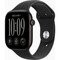 Фото - Смарт-годинник Apple Watch Series 12 GPS 46mm Black Aluminium Case with Black Sport Band - S/M (MJEK4RK/A) | click.ua