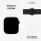 Фото - Смарт-годинник Apple Watch Series 12 GPS 46mm Black Aluminium Case with Black Sport Band - M/L (MJEL4RK/A) | click.ua