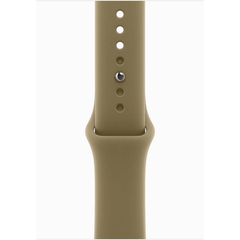 Смарт-годинник Apple Watch Series 12 GPS 46mm Dark Bronze Aluminium Case with Olive Sport Band - S/M (MJEQ4RK/A)