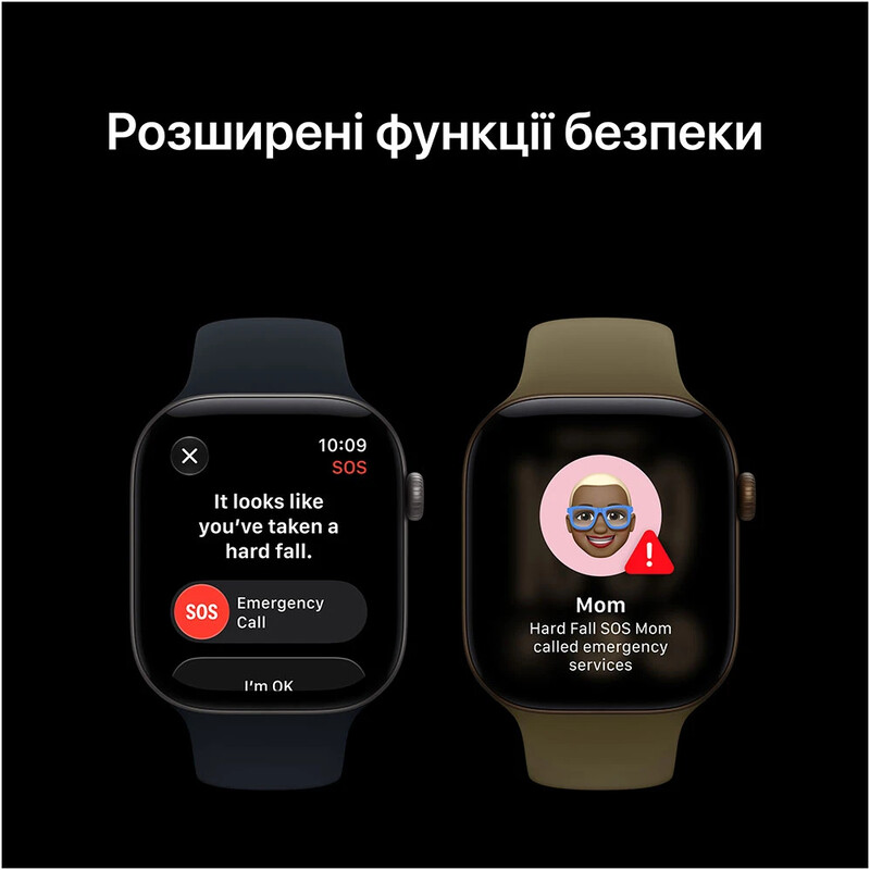 Смарт-годинник Apple Watch Series 12 GPS 46mm Dark Bronze Aluminium Case with Olive Sport Band - M/L (MJEU4RK/A)
