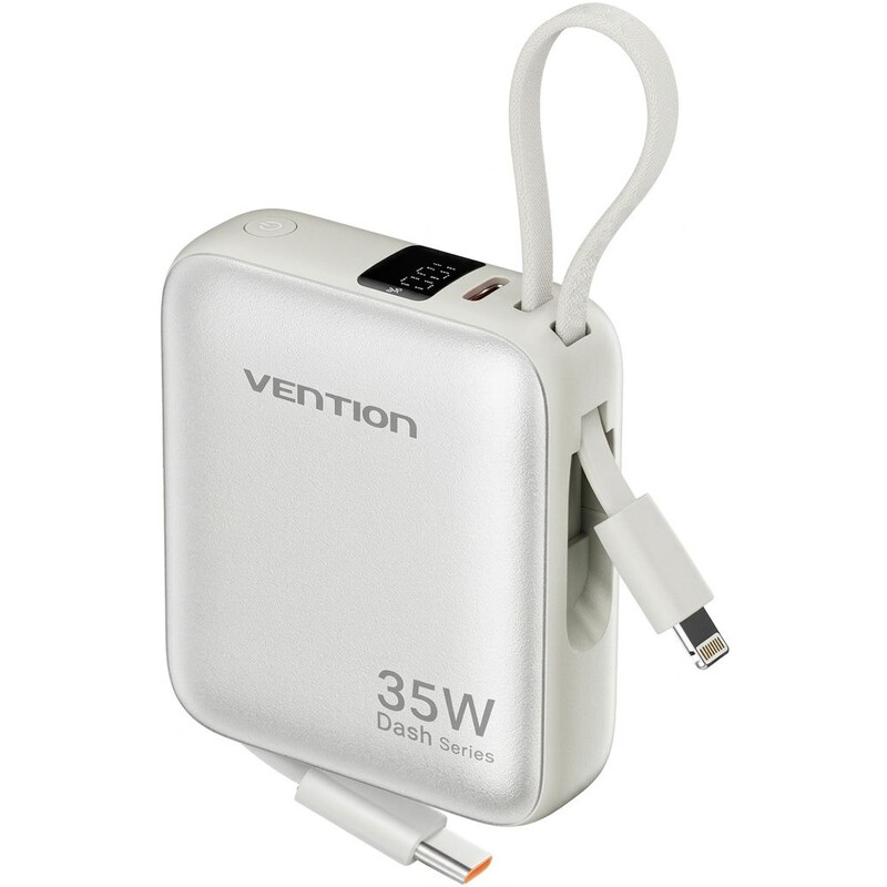 Универсальная мобильная батарея Vention 10000mAh 35W Beige (FHFN0)