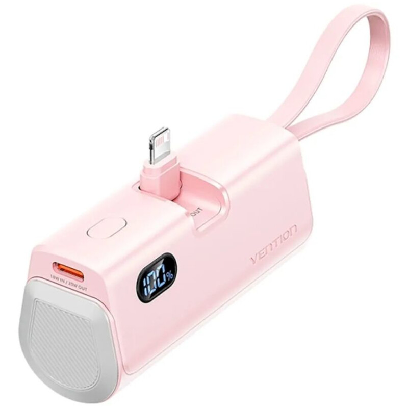 Универсальная мобильная батарея Vention 4800mAh 22,5W Pink (FHRP0)