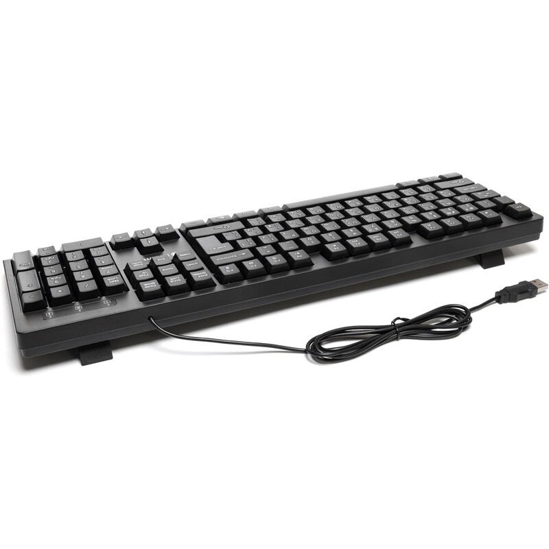 Комплект (клавиатура, мышь) Holmer SO-01 USB UA Black