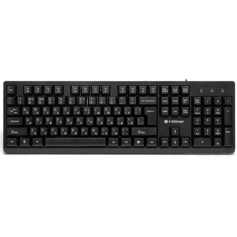 Комплект (клавиатура, мышь) Holmer SO-01 USB UA Black