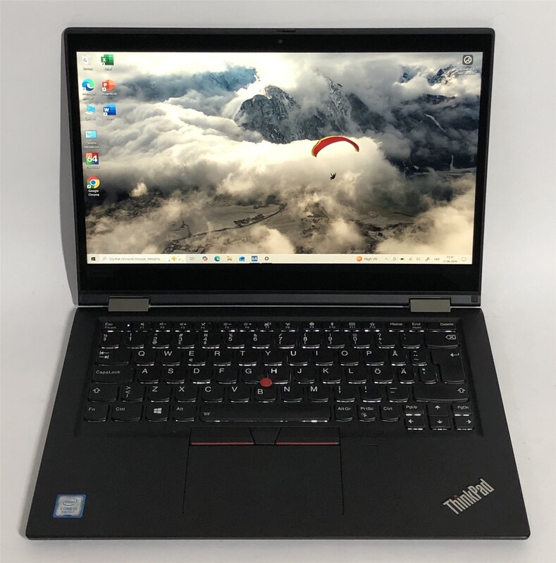 Ноутбук Lenovo ThinkPad X390 Yoga / 13.3" FullHD IPS Touch / i5-8265U / 8GB / 256GB SSD / Win10 / Backlight / сканер отпечатка - Б/у