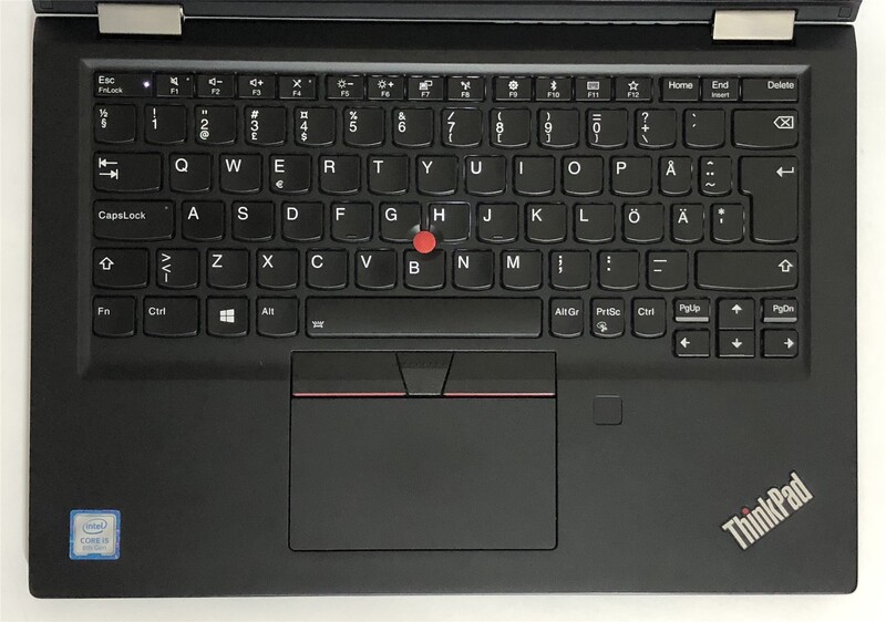 Ноутбук Lenovo ThinkPad X390 Yoga / 13.3" FullHD IPS Touch / i5-8265U / 8GB / 256GB SSD / Win10 / Backlight / сканер отпечатка - Б/у