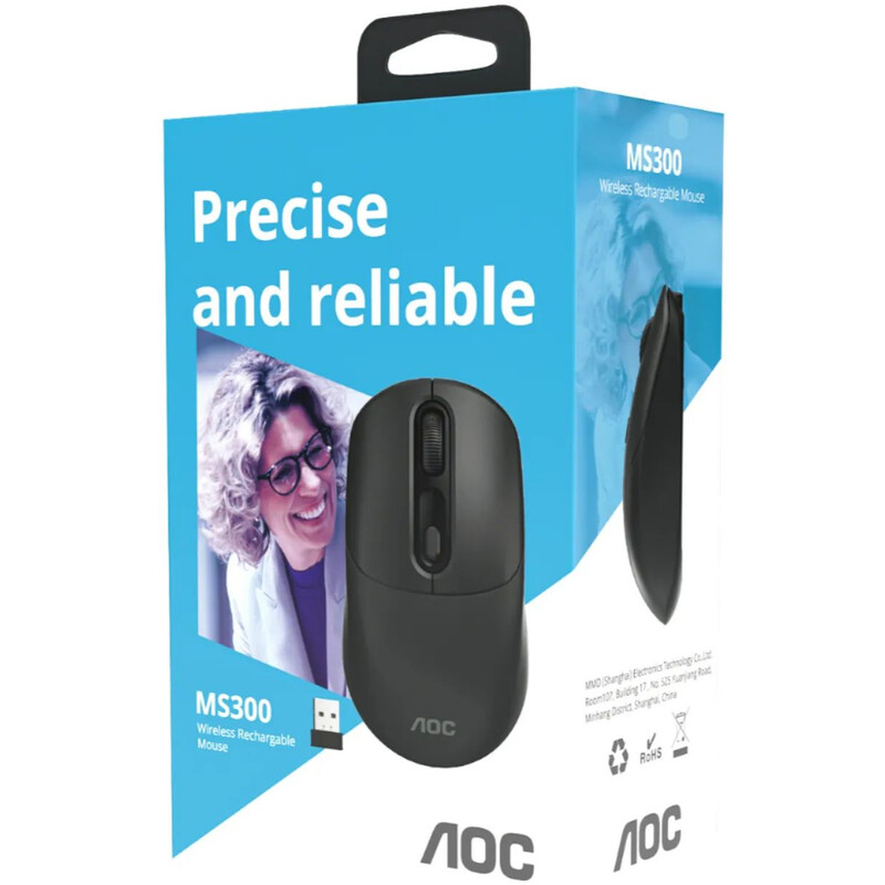 Миша бездротова AOC MS300B Black