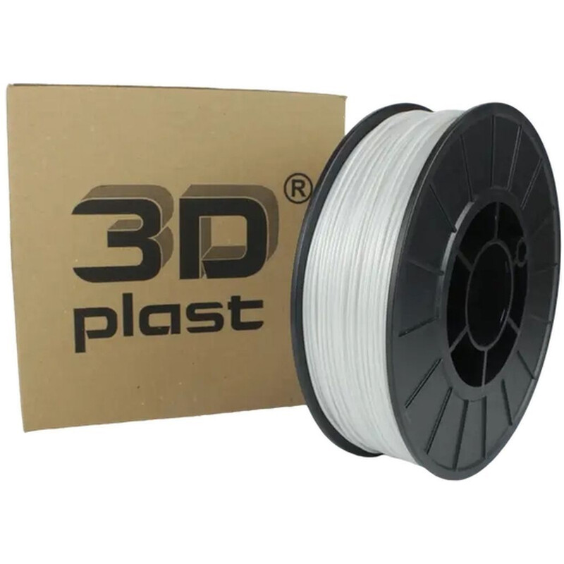 PETG-пластик 3Dplast для 3D-принтера 1.75 мм 0.85 кг, White Pearl (3DPTG17508PRL)