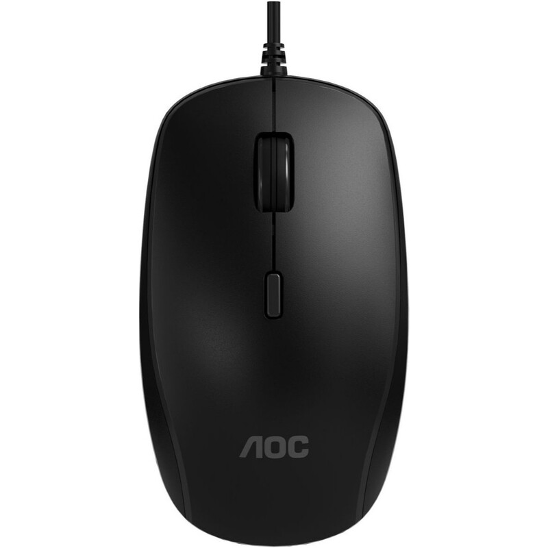 Комплект (клавіатура, миша) AOC KM220B USB UA Black (KM220B/97)