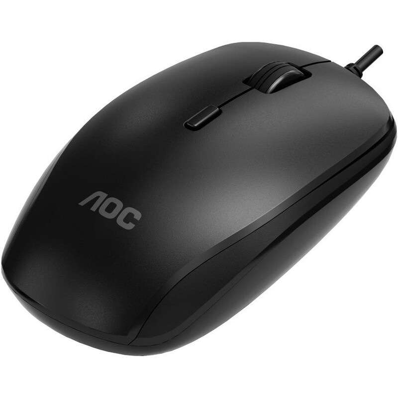 Комплект (клавіатура, миша) AOC KM220B USB UA Black (KM220B/97)