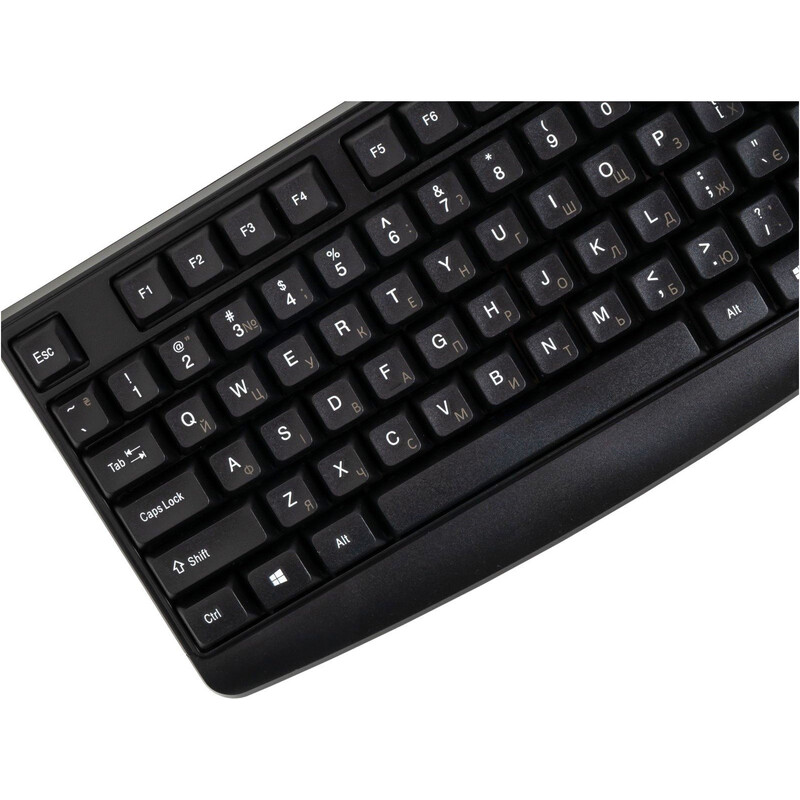 Комплект (клавіатура, миша) AOC KM170B USB UA Black (KM170B/97)
