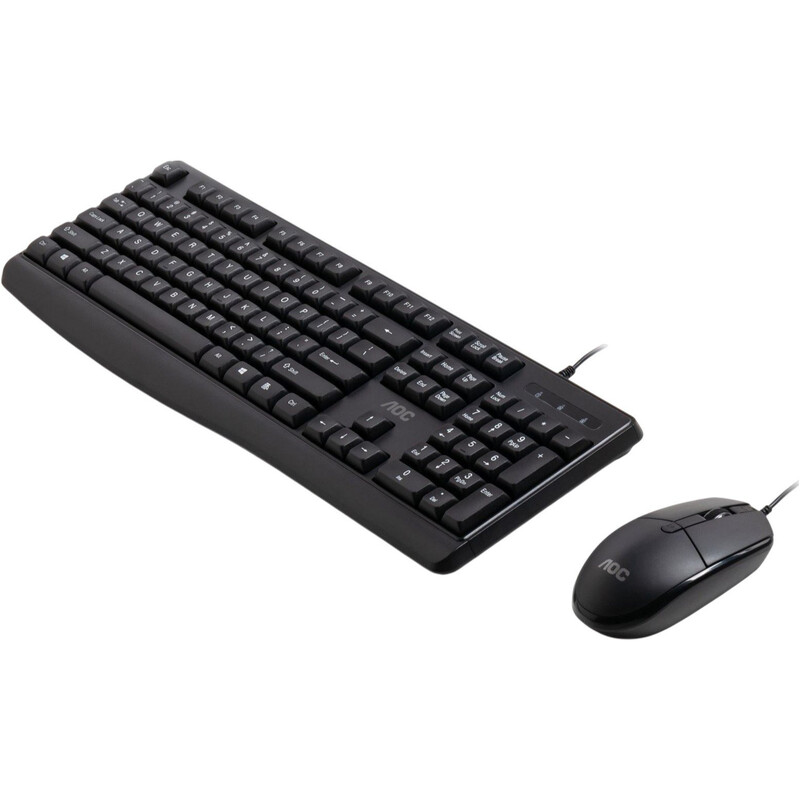 Комплект (клавіатура, миша) AOC KM170B USB UA Black (KM170B/97)