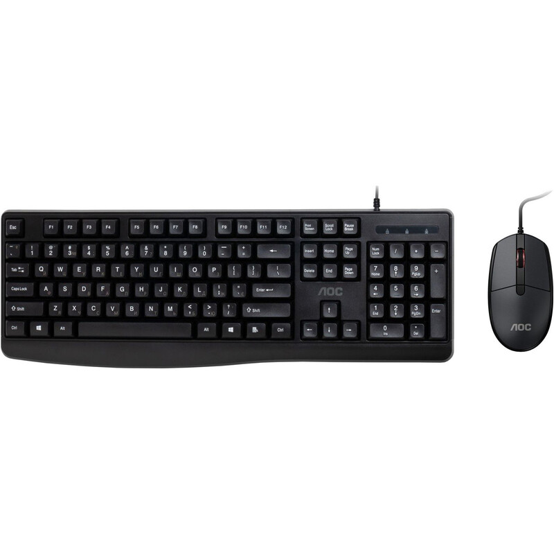 Комплект (клавіатура, миша) AOC KM170B USB UA Black (KM170B/97)