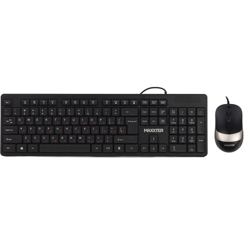 Комплект (клавиатура, мышь) Maxxter KMS-CM-03-UA
