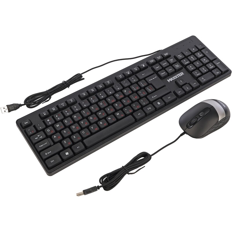 Комплект (клавиатура, мышь) Maxxter KMS-CM-03-UA