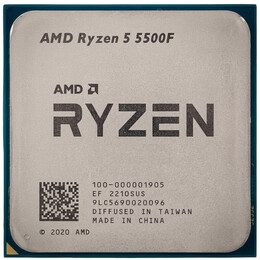 Процесор AMD Ryzen 5 5500F (4.4GHz 19MB 65W AM4) Multipack (100-100001905MPK)