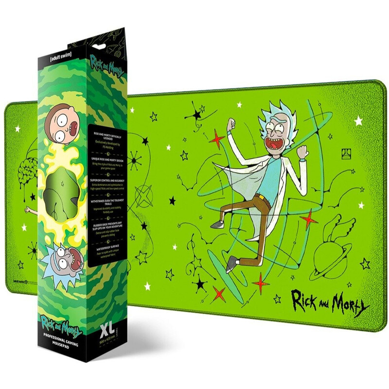 Iгрова поверхня Warner Brothers Rick and Morty Dimension C-137 XL (FWBMPRMORGREE25XL)