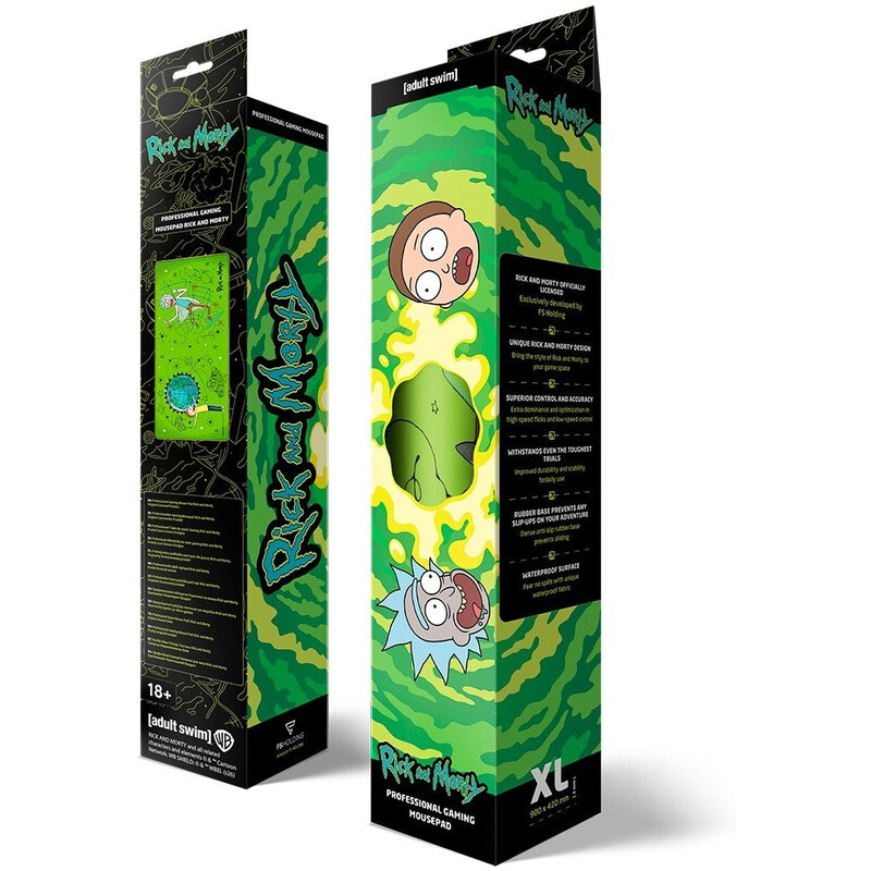 Iгрова поверхня Warner Brothers Rick and Morty Dimension C-137 XL (FWBMPRMORGREE25XL)