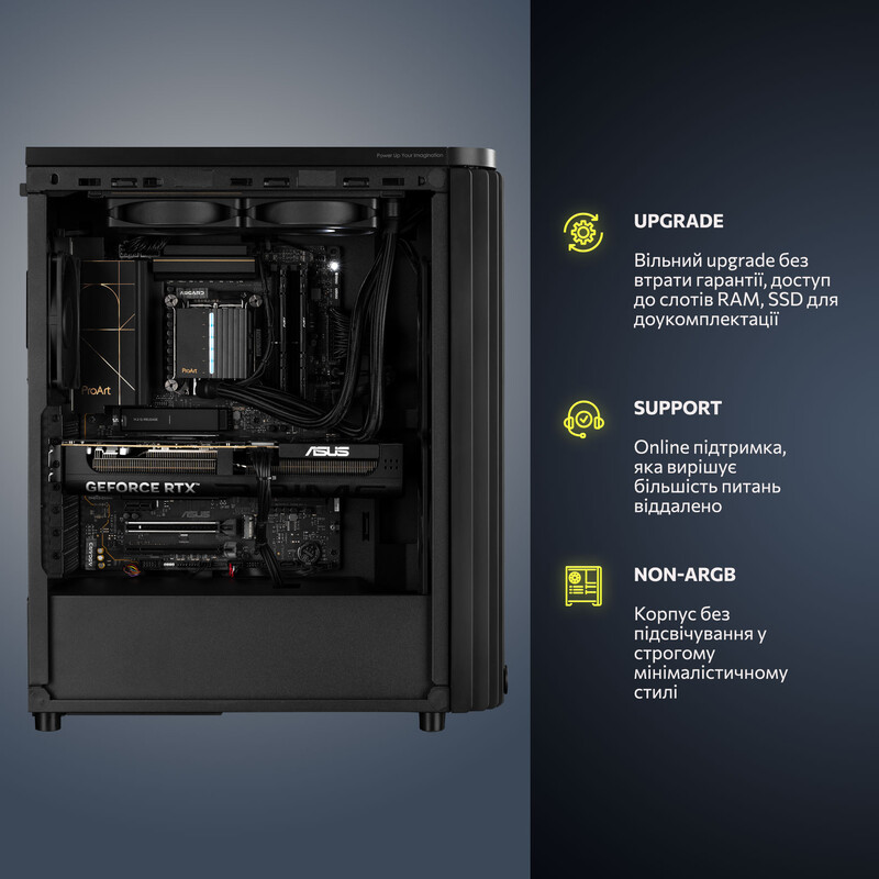 Комп`ютер ASGARD CREATOR ProArt RTX 5070 / Ryzen 7 9700X / DDR5 32GB / SSD 2TB (ASG-C-5070-9000)